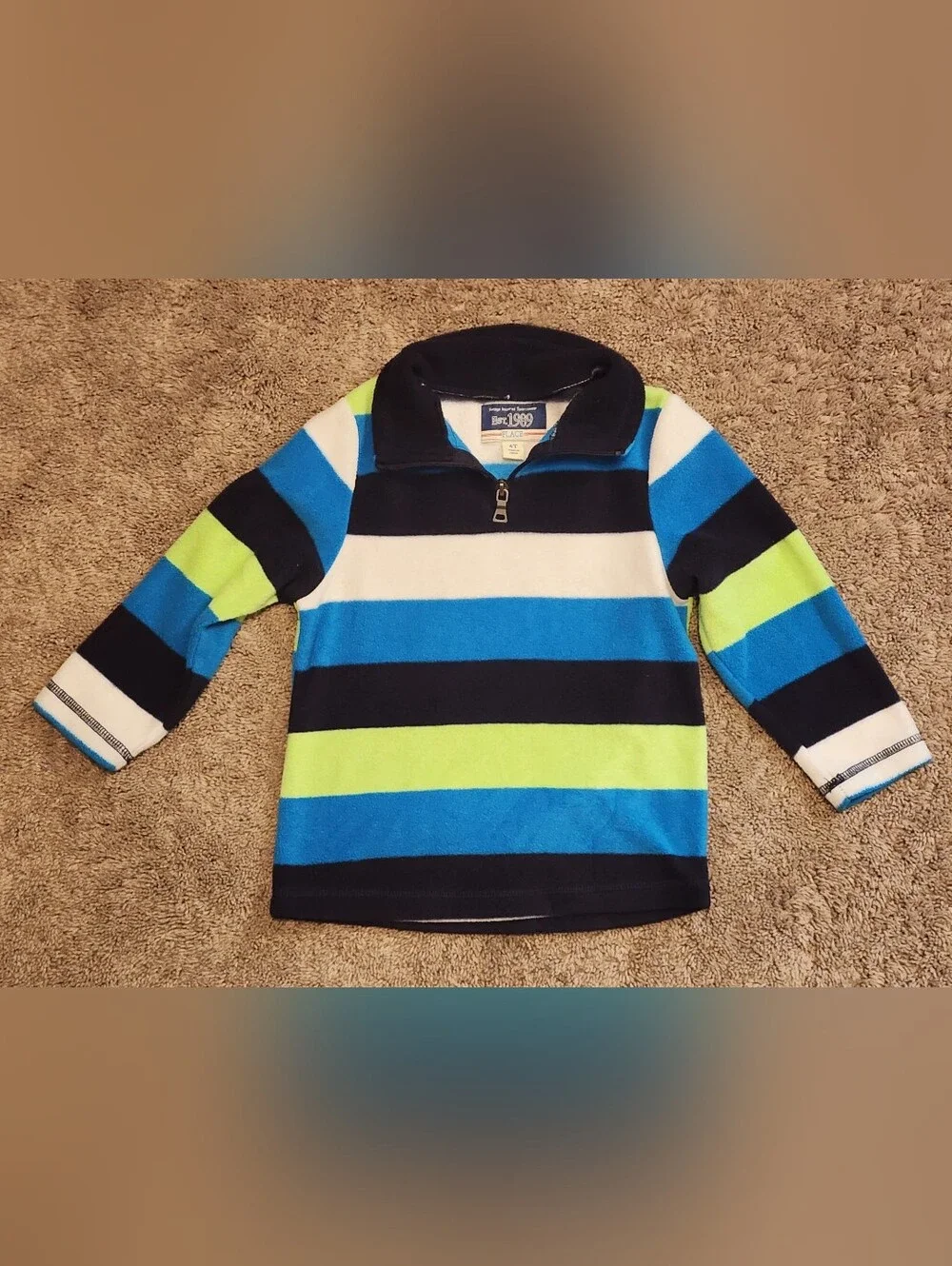 Boys Size 4T Microfleece Long Sleeve Pullover Sweater, Set Of 2, Good Shape